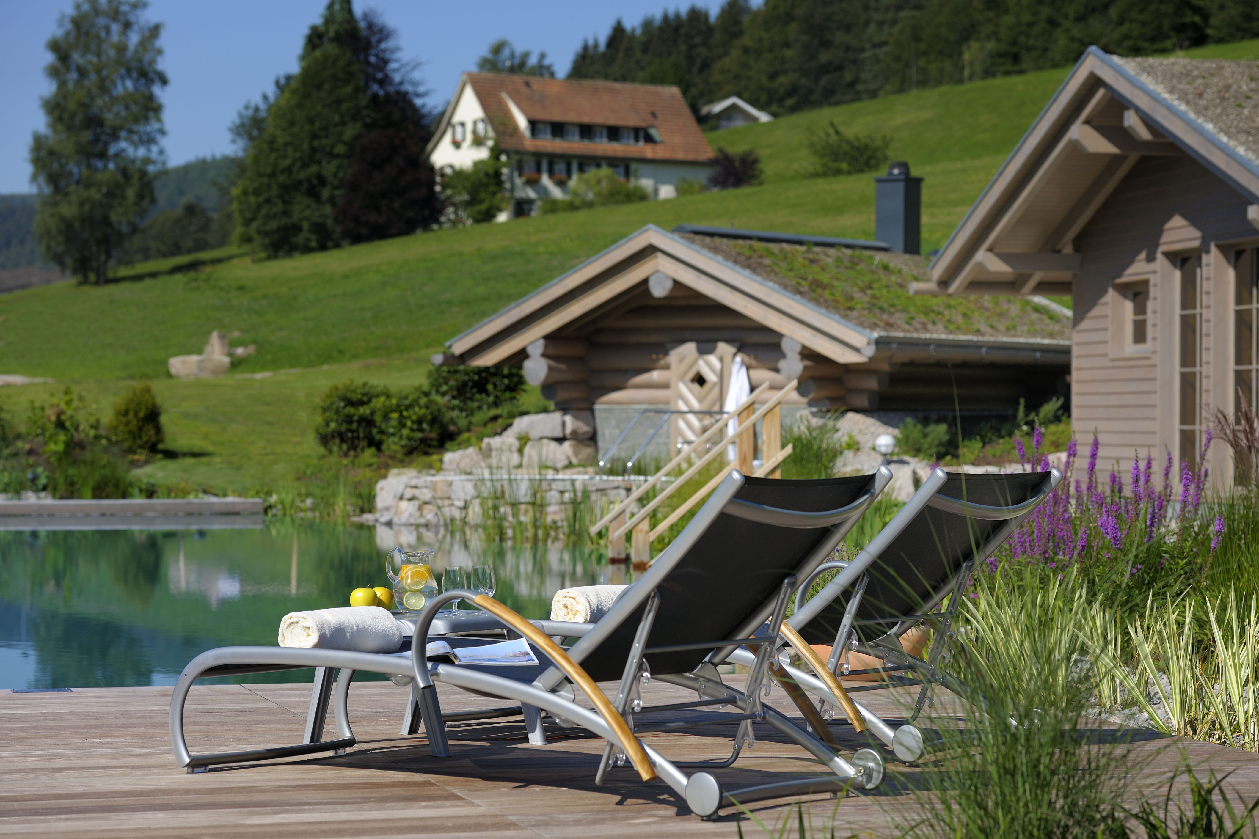 Schwimmbad Und Naturbadesee - Hotel Engel Obertal